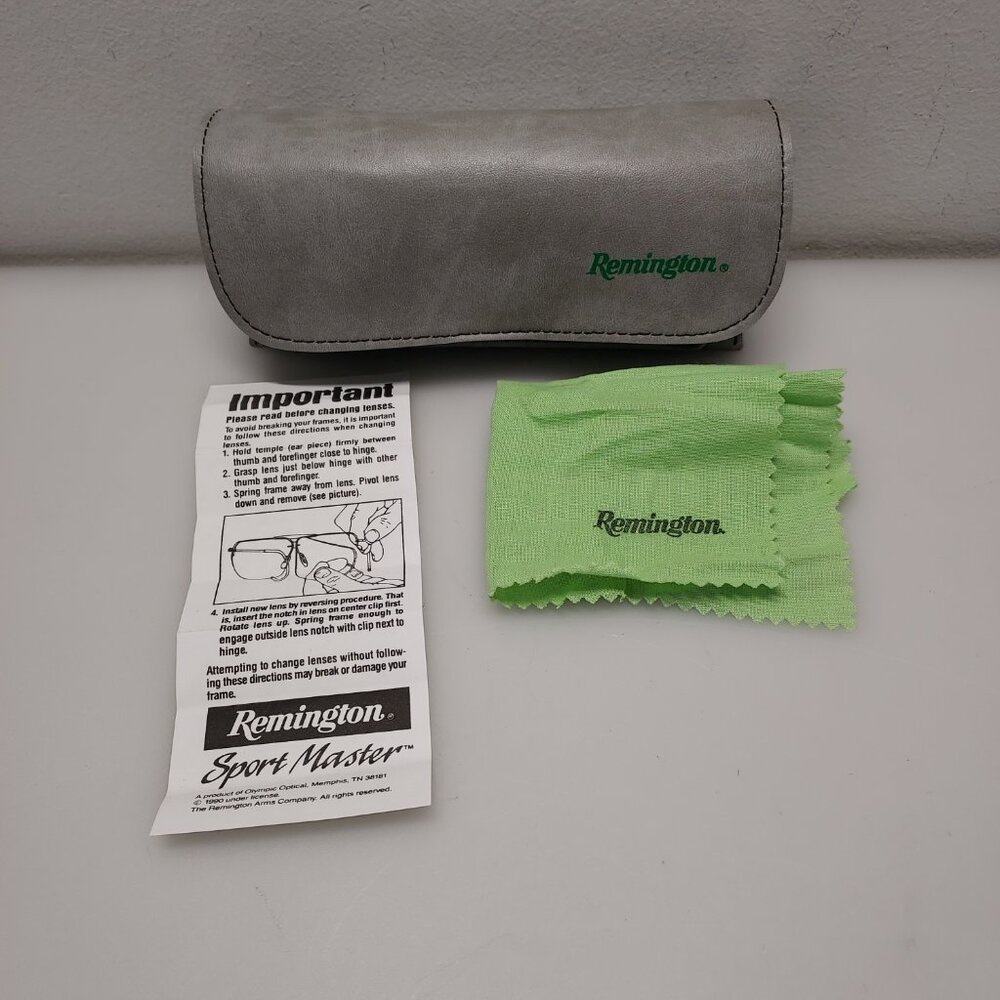 REMINGTON AVIATOR SPORT MASTER SHOOTING/TARGET/HUNTING/OUTDOORS GLASSES VTG RARE